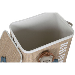 Cesto para la Ropa Sucia Home ESPRIT Verde Natural Infantil 44 x 44 x