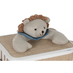 Cesto para la Ropa Sucia Home ESPRIT Verde Natural Infantil 44 x 44 x