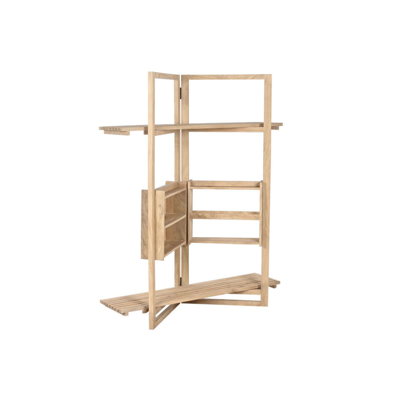 Estantería Home ESPRIT Natural Madera de mango Madera MDF 130 x 35 x
