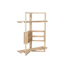 Estantería Home ESPRIT Natural Madera de mango Madera MDF 130 x 35 x