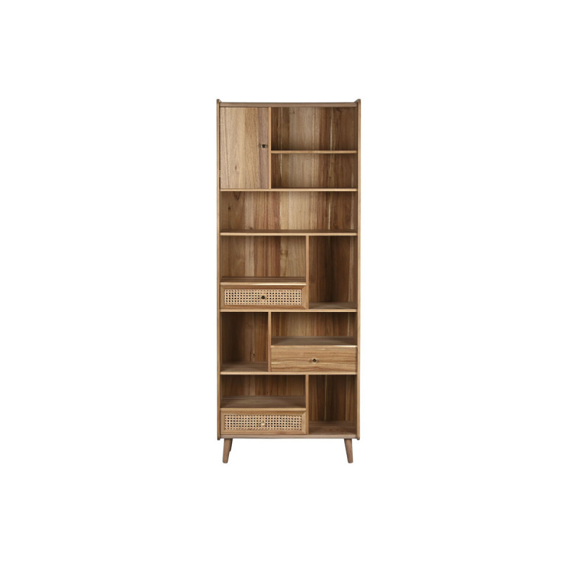 Estantería Home ESPRIT Natural Acacia Madera MDF 70 x 30 x 180 cm Estantería Home ESPRIT Natural Acacia Madera MDF 70 x 30 x 180 cm
