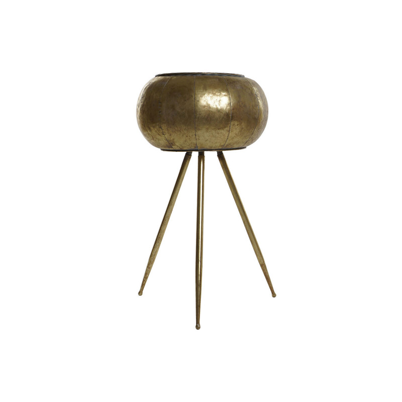 Macetero Home ESPRIT Dorado Metal Moderno 38 x 38 x 68 cm Macetero Home ESPRIT Dorado Metal Moderno 38 x 38 x 68 cm