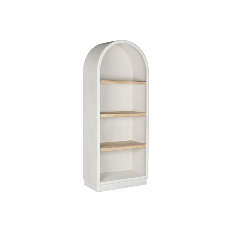 Estantería Home ESPRIT Blanco Natural Abeto Madera MDF 80 x 38 x 188 Estantería Home ESPRIT Blanco Natural Abeto Madera MDF 80 x 38 x 188