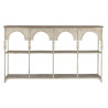Estantería Home ESPRIT Blanco Natural Metal 159 X 36,5 X 91 cm
