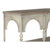 Estantería Home ESPRIT Blanco Natural Metal 159 X 36,5 X 91 cm