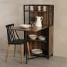 Estantería Versa 10330150 Mesa Plegable Metal Madera MDF (60 x 30 x 1