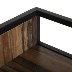 Estantería Versa 10330150 Mesa Plegable Metal Madera MDF (60 x 30 x 1