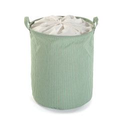 Cesto para la Ropa Sucia Versa Verde Poliéster Algodón Nailon (38 x