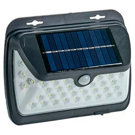Lámpara solar Negro