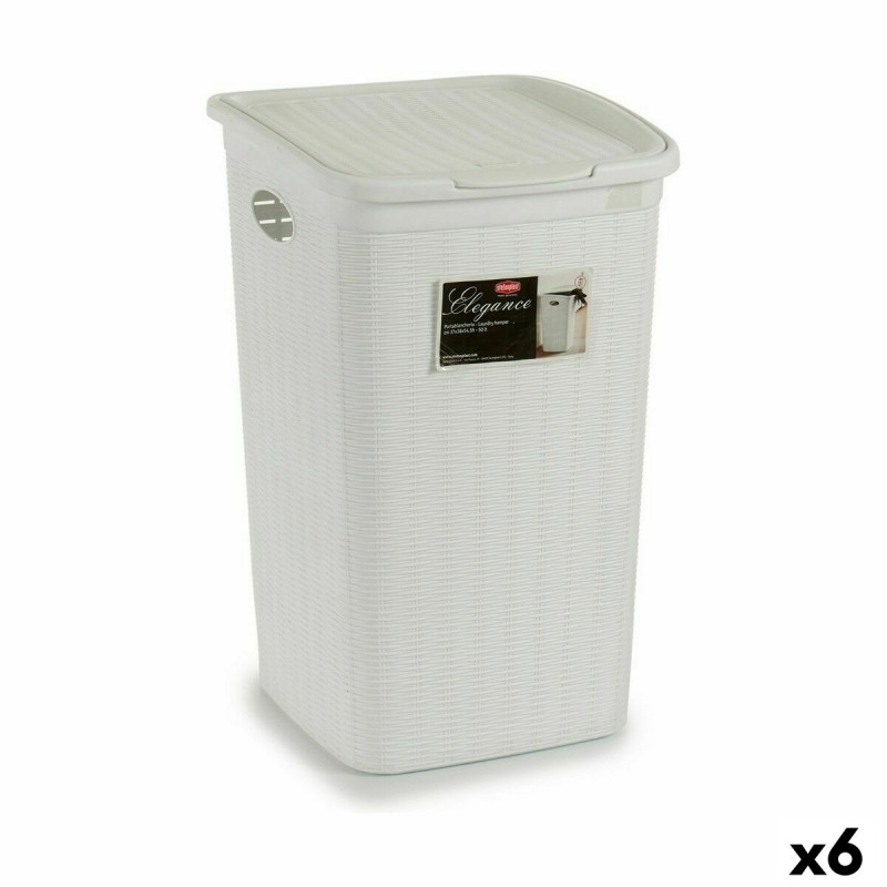 Cesto para la Ropa Stefanplast Elegance Blanco Plástico 50 L 36,5 x 5 Cesto para la Ropa Stefanplast Elegance Blanco Plástico 50 L 36,5 x 5