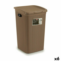 Cesto para la Ropa Stefanplast Elegance Beige Plástico 50 L 36,5 x 54