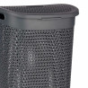 Cesto para la Ropa Antracita Plástico 60 L 43,5 x 57,5 x 34 cm (6 Uni