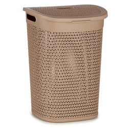 Cesto para la Ropa Beige Plástico 60 L 43,5 x 57,5 x 34 cm (6 Unidade