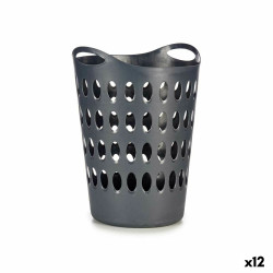 Cesto para la Ropa Antracita Plástico 50 L 44 x 56 x 41 cm (12 Unidad