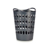 Cesto para la Ropa Antracita Plástico 50 L 44 x 56 x 41 cm (12 Unidad