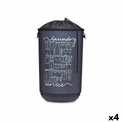 Cesto para la Ropa Laundry Sevice Azul oscuro Plástico 40 L 34 x 52,5