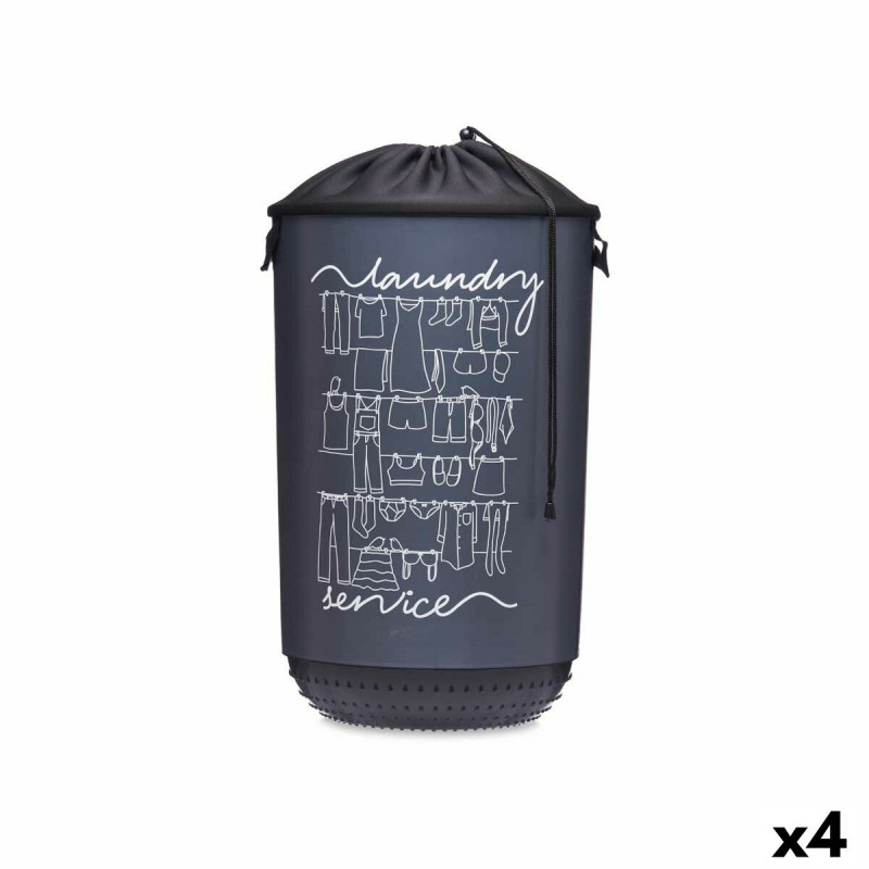 Cesto para la Ropa Laundry Sevice Azul oscuro Plástico 40 L 34 x 52,5 Cesto para la Ropa Laundry Sevice Azul oscuro Plástico 40 L 34 x 52,5
