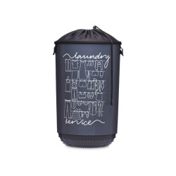 Cesto para la Ropa Laundry Sevice Azul oscuro Plástico 40 L 34 x 52,5