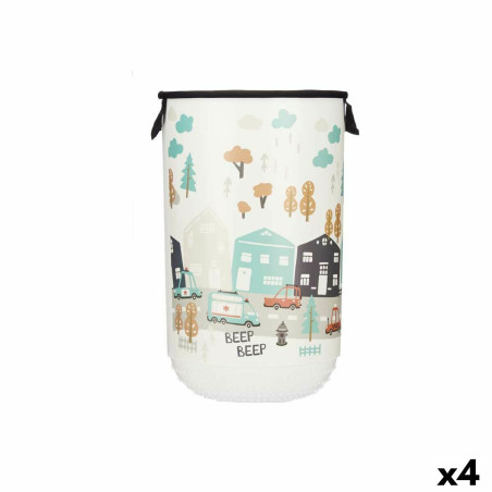 Cesto para la Ropa Infantil Carretera Plástico 40 L 34 x 52,3 x 34 cm