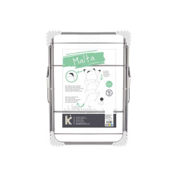 Tendedero Plegable Blanco Plateado 47 x 41 x 136 cm Vertical (5 Unidad