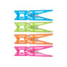 Pinzas para la Ropa Multicolor Plástico 24 Piezas Set (24 Unidades)