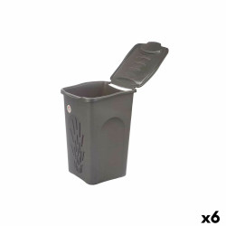 Cesto para la Ropa Sucia Stefanplast Antracita Plástico 50 L 37 x 56
