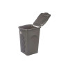 Cesto para la Ropa Sucia Stefanplast Antracita Plástico 50 L 37 x 56