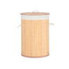 Cesto para la Ropa Sucia Natural Metal Bambú Madera MDF 48 L 37 x 50