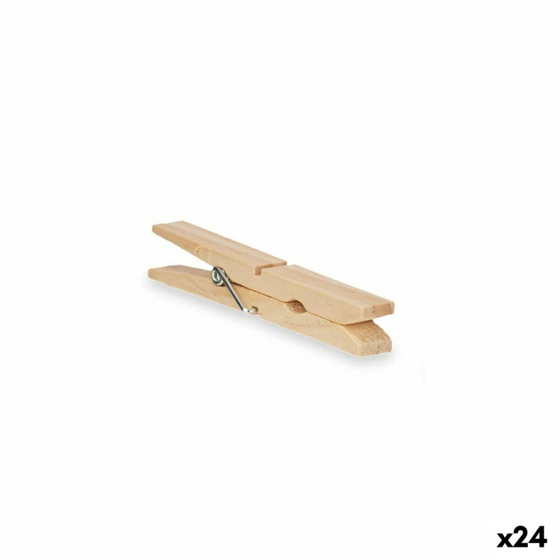 Pinzas para la Ropa Madera 24 Piezas Set (24 Unidades) Pinzas para la Ropa Madera 24 Piezas Set (24 Unidades)