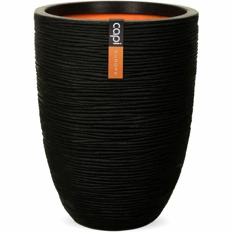 Macetero Capi Europe Negro Plástico Redondo Macetero Capi Europe Negro Plástico Redondo