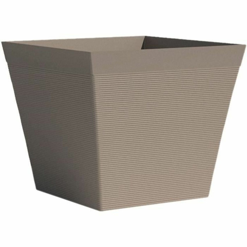 Maceta Garden ID Taupé Cuadrada 29 x 26 cm Maceta Garden ID Taupé Cuadrada 29 x 26 cm