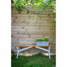 Jardinera Garden ID Gris 50 x 16 x 16 cm
