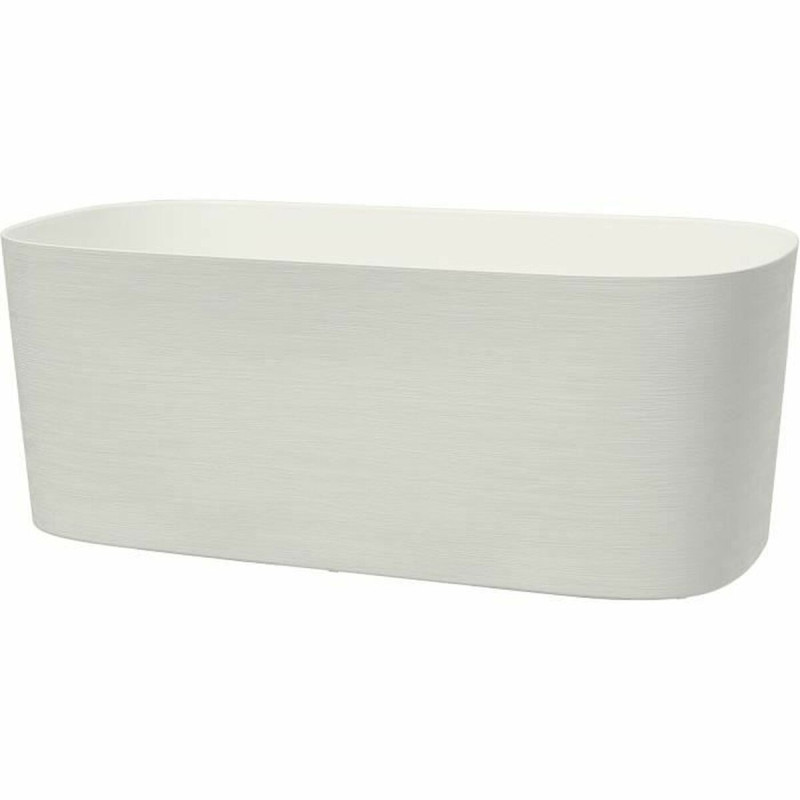 Jardinera Autorriego Garden ID Blanco 17 x 50 x 17 cm Jardinera Autorriego Garden ID Blanco 17 x 50 x 17 cm