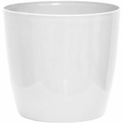 Macetero Garden ID Blanco Brillante 30 x 27 cm