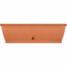 Jardinera Autorriego Garden ID Terracota 60 cm