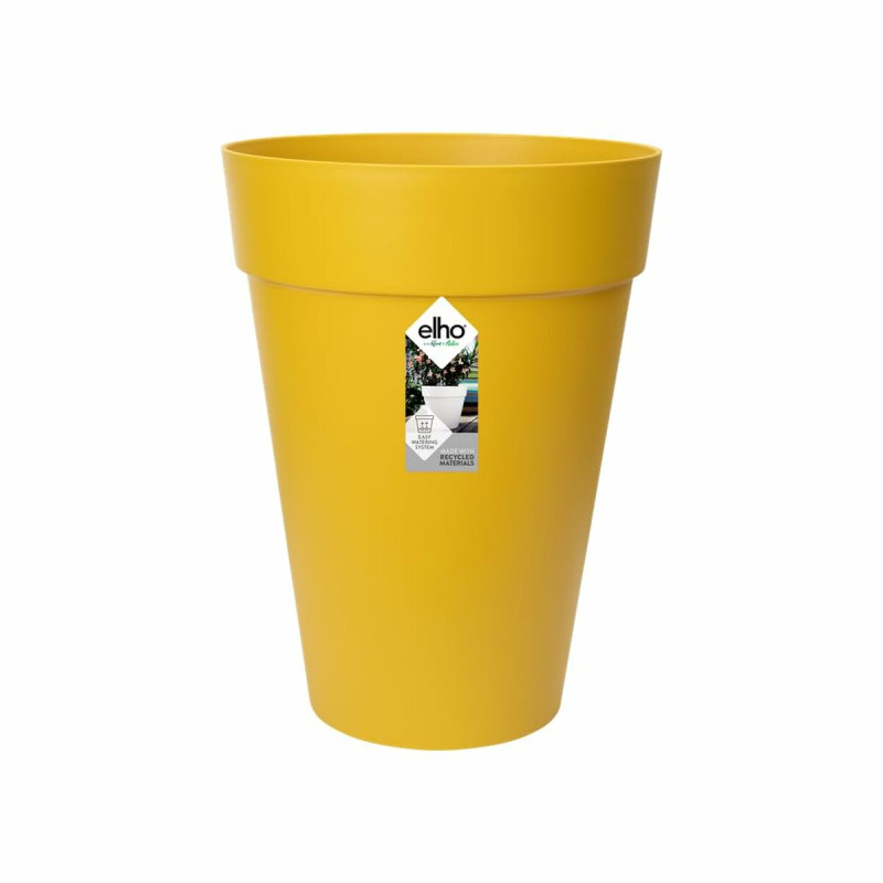 Maceta Elho Amarillo Ø 34 cm Ocre Plástico Redondo Moderno Maceta Elho Amarillo Ø 34 cm Ocre Plástico Redondo Moderno