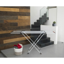 Tendedero Plegable Vileda 157235 Surprise Extensible Gris Acero Alumin