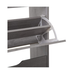 Zapatero 5five Simply Smart Gris claro Madera 115 x 60 x 24 cm