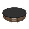 Cubrepiscinas Bestway Ø 427 cm Negro