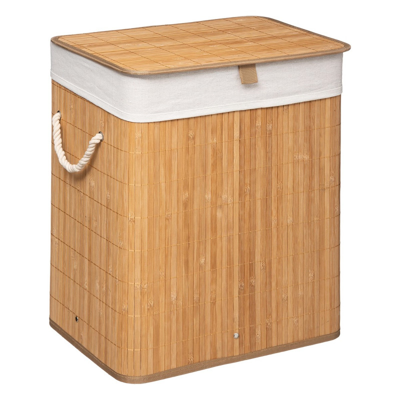 Cesto para la Ropa 5five Simply Smart Bambú 50 x 41.5 x 30 cm Blanco Cesto para la Ropa 5five Simply Smart Bambú 50 x 41.5 x 30 cm Blanco