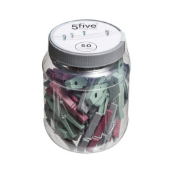 Pinzas para la Ropa 5five Simply Smart Polipropileno Multicolor Bote (