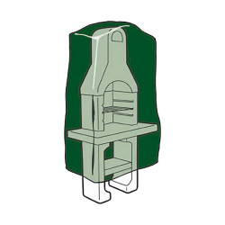 Funda Protectora Altadex Barbacoa Verde Polietileno 128 x 80 x 253 cm