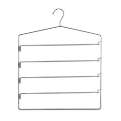 Percha Múltiple para Pantalones 5 en 1 5five Simply Smart Plateado Gr