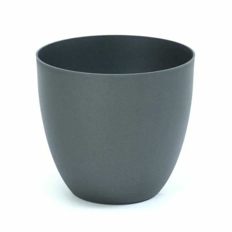 Maceta Plastiken TES Antracita Polipropileno (Ø 38 cm) Maceta Plastiken TES Antracita Polipropileno (Ø 38 cm)