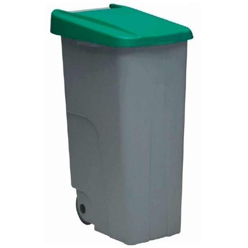Cubo de basura Denox 110 L Verde Plástico Cubo de basura Denox 110 L Verde Plástico