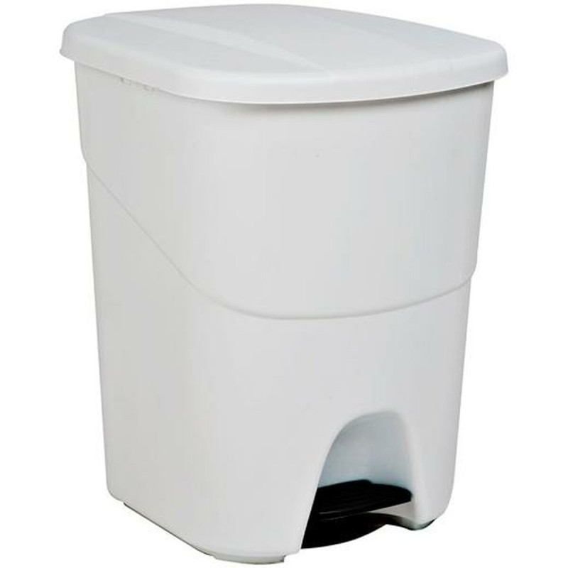 Cubo de basura Denox 40 L Blanco Plástico Cubo de basura Denox 40 L Blanco Plástico