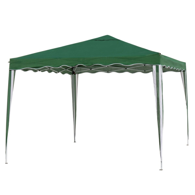 Pérgola Poliéster Acero 300 x 300 x 250 cm Pérgola Poliéster Acero 300 x 300 x 250 cm