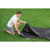 Cubrepiscinas Bestway Ø 427 cm Negro