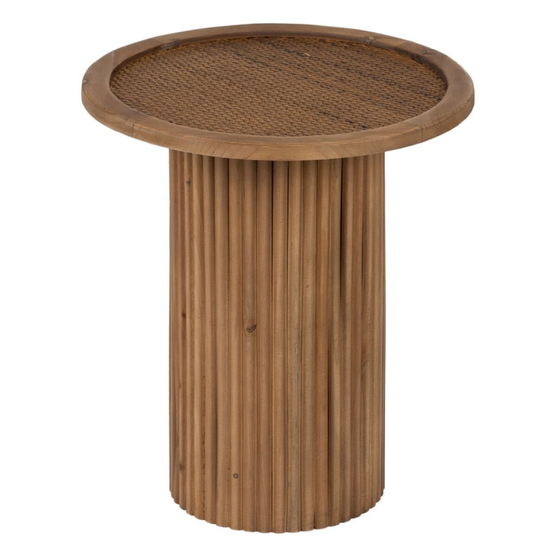 Mesita Auxiliar Natural 40 x 40 x 44,5 cm Mesita Auxiliar Natural 40 x 40 x 44,5 cm