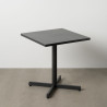Mesa Auxiliar Plegable Antracita 70 x 70 x 74 cm